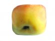Cube yellow and red apple