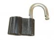 Old opened padlock
