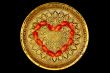Small salver and heart