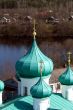 Domes of church in Monastery of St A. Svirsky