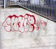 Graffiti-painted wall
