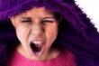 Agressive screaming woman