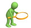 3d person puppet with the big magnifier