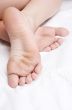 pink bare feet