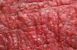 raw red beef steak