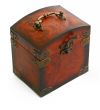 antique wooden trunk