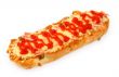 hot ham and cheese baguette