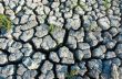cracked dried ground