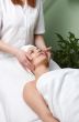 beauty salon series. facial massage