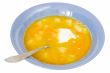 Plate with soup