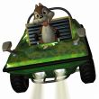 Fun Car with Toon Squirrel