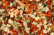 Dried vegetables background