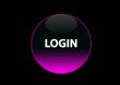 pink neon buttom login