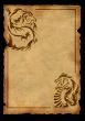 Sheet of ancient parchment