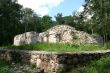 Mayan tomb in jungle