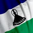 Lesotho Flag Closeup