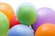 ballons on white