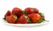 Fresh red strawberries