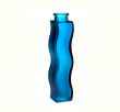 Blue wavy vase