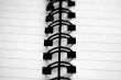 Black and White Spiral-Bound Notebook