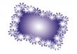 vector christmas card with snowflakes