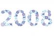 background with number 2008