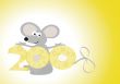 mouse with cheese