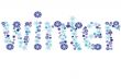 background with word winter