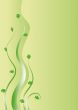green background with clover