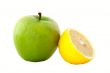 Green apple and lemon
