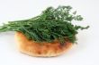 bagel with greenery