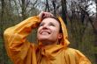 Engoying rain