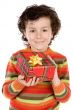 Child with a gift box