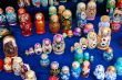 Display of Russian Stacking Dolls