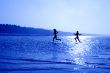 running girls in blue 2