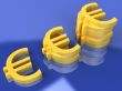 yellow euro symbols