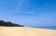 wide empty summer beach