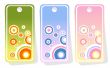 price tags with circles