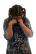 Isolated Crying Girl