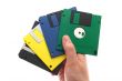 multi-coloured diskettes