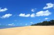 beach with beautiful cumulus