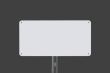 White Sign Grey 6437