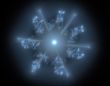 Fractal 29 blue star