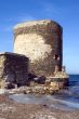 Sentry serf tower on coast, Sardinia, Stintino - 2