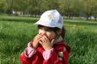little girl happy smilling in spring park