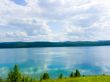 The lake in a sunny day