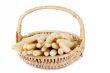 Asparagus in a little basket