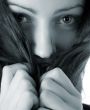 scared woman