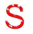 Grunge letter S