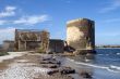 Sentry serf tower on coast, Sardinia, Stintino